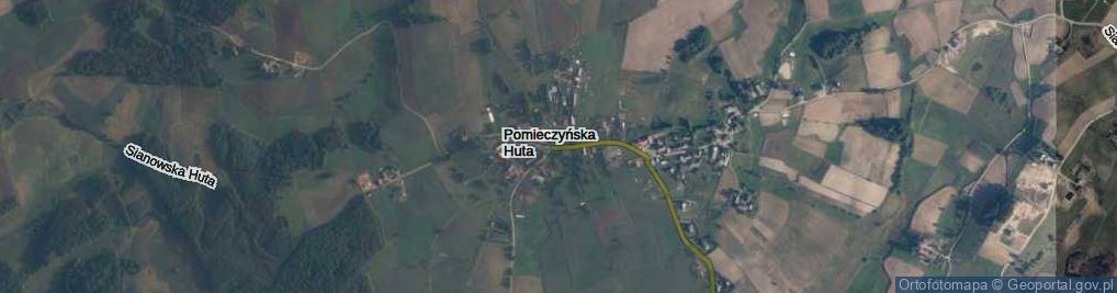 Zdjęcie satelitarne Pomieczyńska Huta ul.